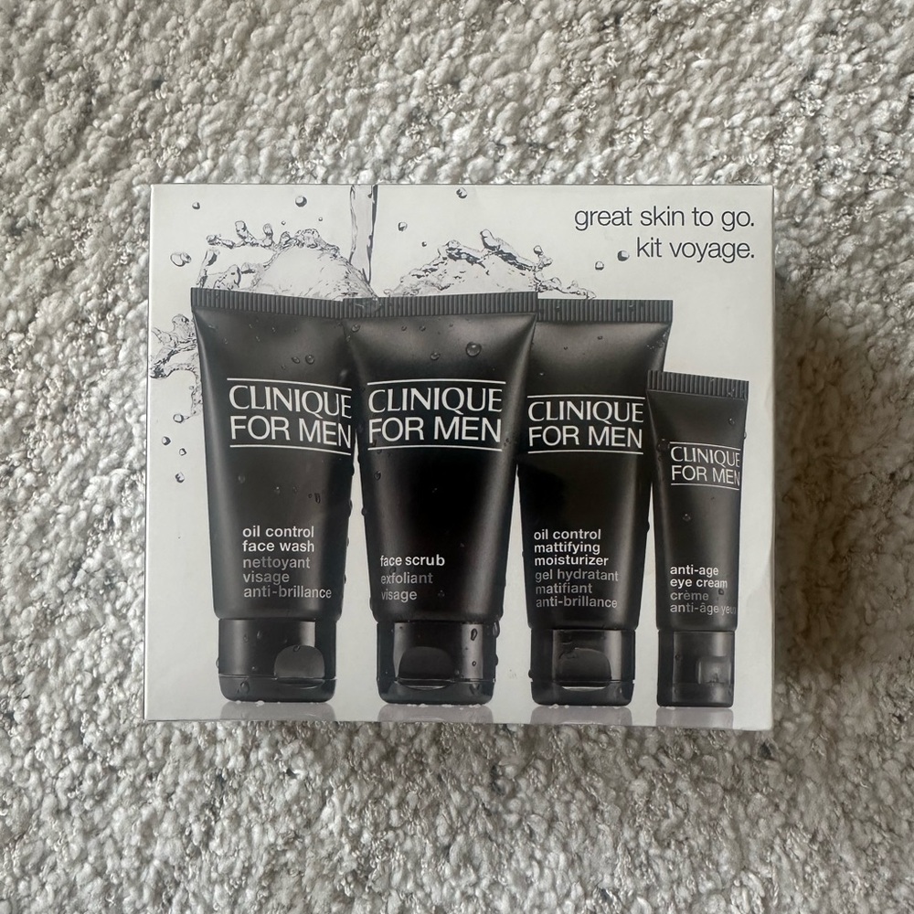New Clinique For Men Great Skin To Go Kit, Normal to Oily